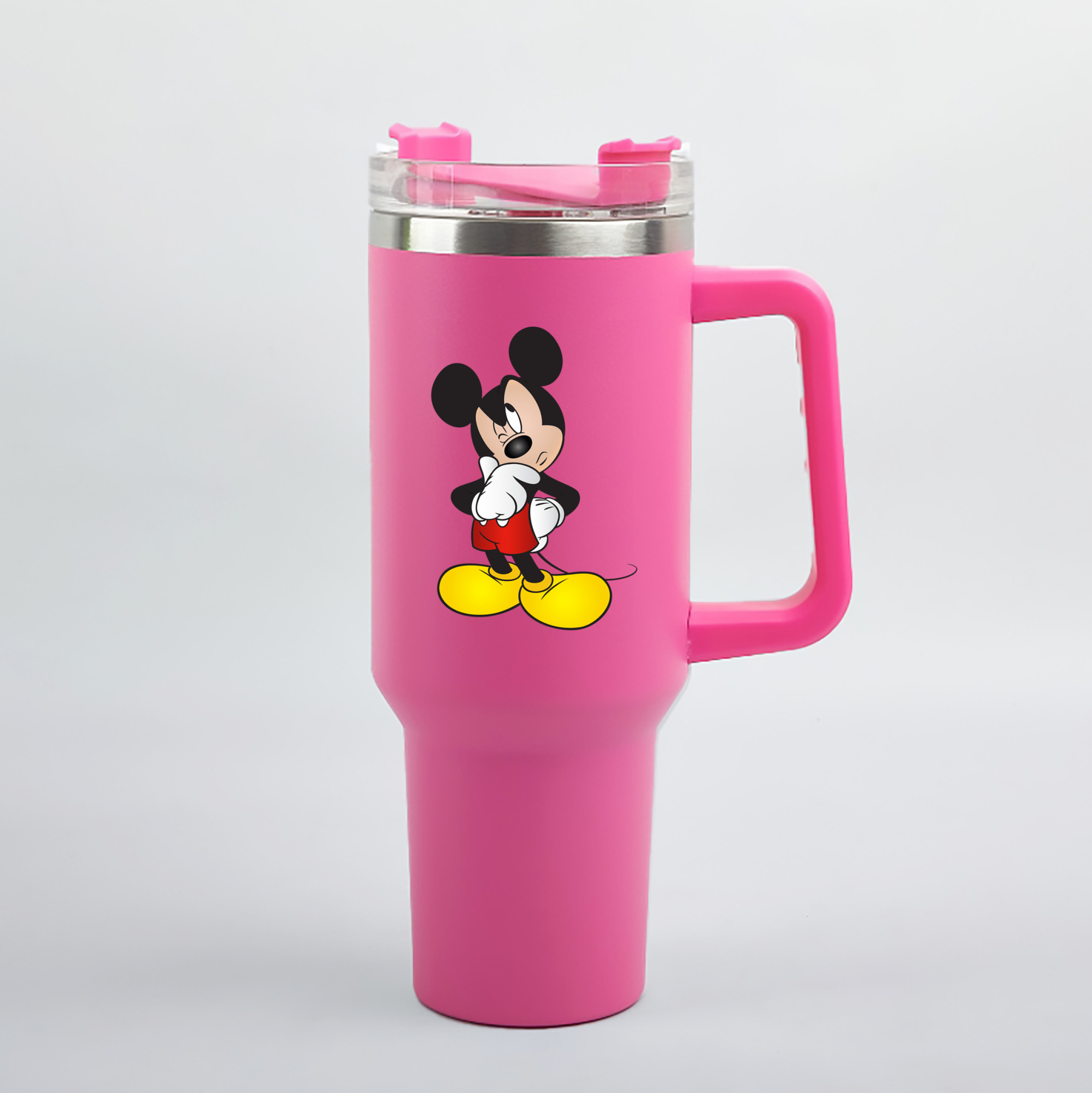 （画像用） ミッキーマウス Mickey Mouse 1200mL車用タンブラー（カラープリント）